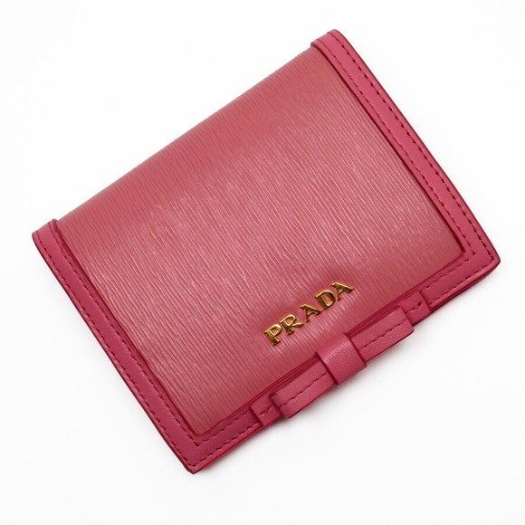 Prada Wallet Leather Pink - Picture 1 of 3